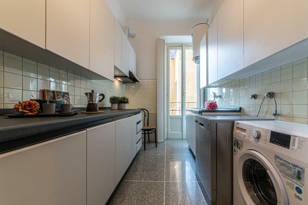 米兰Joivy Sophisticated 3-Bed Flat With Desk公寓 外观 照片